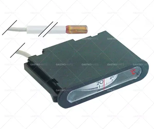 Výprodej Teploměr rozměr 62x11mm 20 do + 140 ° C kapiláry 3500 mm sonda o 6,5 mm sondy L 15mm