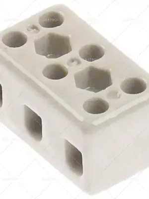 porcelánová svorkovnice 3pólová 2,5mm² vzdálenost otvorů 14mm max. 32A max 250V D 39mm Š 23mm Nejlepší Volba