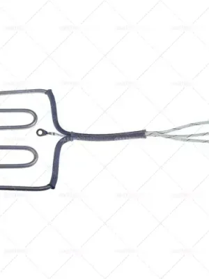Sleva topné těleso 650W 230V d 172mm š 162mm š1 70mm š2 40mm trubka ø 6,5mm připojovací kabel