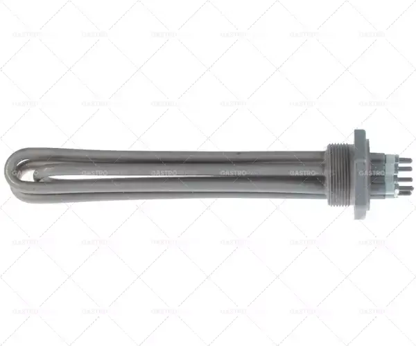 Levný topné těleso 3000W 230V topné okruhy 3 závity m45x2 d 250mm š 37mm v 33mm trubka ø 8,5mm