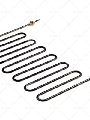 topné těleso 2000W 230V D 213mm Š 362mm trubka ø 6,3mm připojení M4 suché topné těleso Cenová Bomba