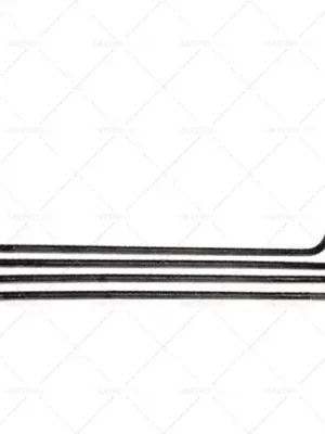 Sezónní Sleva topné těleso 1666W 230V topné okruhy 1 d 435mm š 60mm v 74mm trubka ø 8,5mm 2 otvory pro upevnění