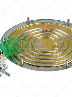Aktuální spodní ohřívač 1800W 230V topné okruhy 1 ø 196mm termostat 128°C m5