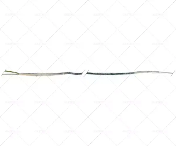 Časově Omezené topný kabel 60W 230V L1 (nevyhřívaný) 900mm L2 (vyhřívaný) 7540mm vyhřívání rámu dveří ø 4mm