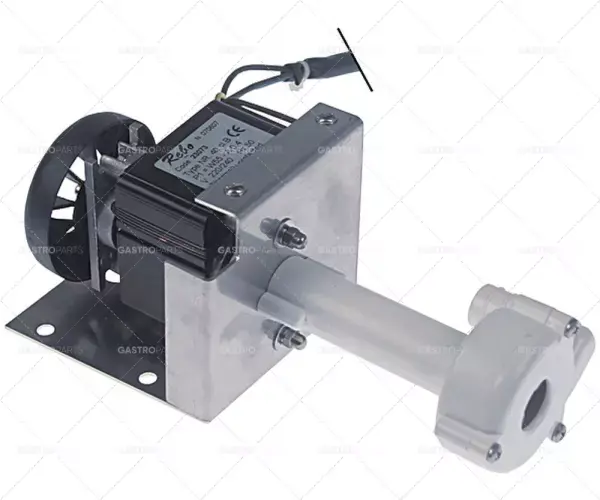 čerpadlo REBO typ NR40 55W 230V 50Hz výstup ø 17mm L 110mm směr otáčení vlevo pro výrobník kostek ledu Novinka