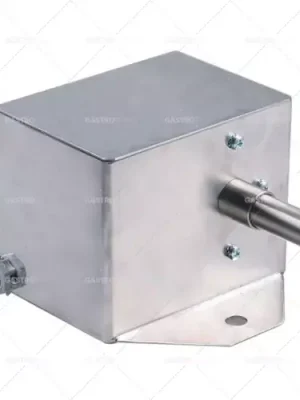 převodový motor 14W 230V 1,8 ot/min hřídel ø 18mm d 190mm š 130mm v 105mm pro gyro gril Víkendová Akce