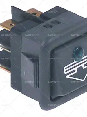 momentový kolébkový spínač montážní rozměry 27,8x25mm zelený 2CO 250V 16A Jen Po Omezenou Doba