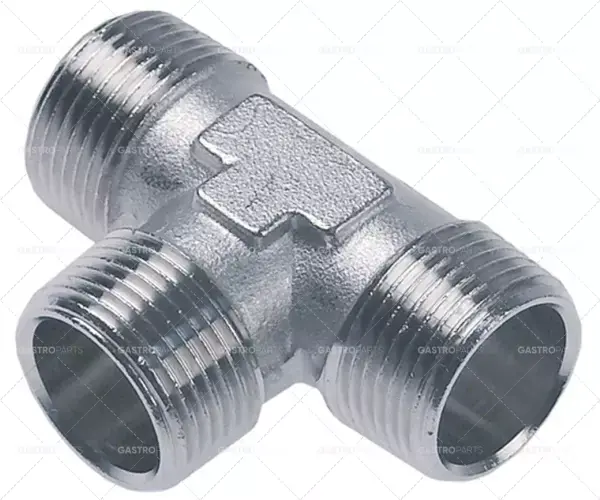 Pouze Dnes Tee závit 3/4 "- 3/4" - 3/4 "poniklované mosazi 64mm L