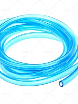 Levný PVC trubka číslo 5 mm o o AD 8 mm L 2 m tloušťka stěny 1,5 mm T.MAX. 60 ° C modrý
