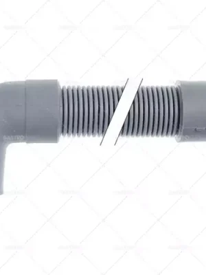 Značkový vypouštěcí hadice DN19 L 180mm přímá ø uvnitř 19mm přímý nástavec ø 25mm koleno ø uvnitř 21mm