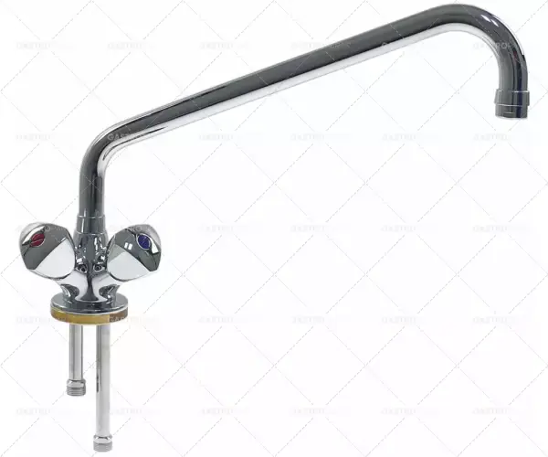 Hit Sezóny monobloková vodovodní baterie vyčnívající výtok 400 mm výška výtoku 230 mm hlava baterie 3/4" připojení 3/4"