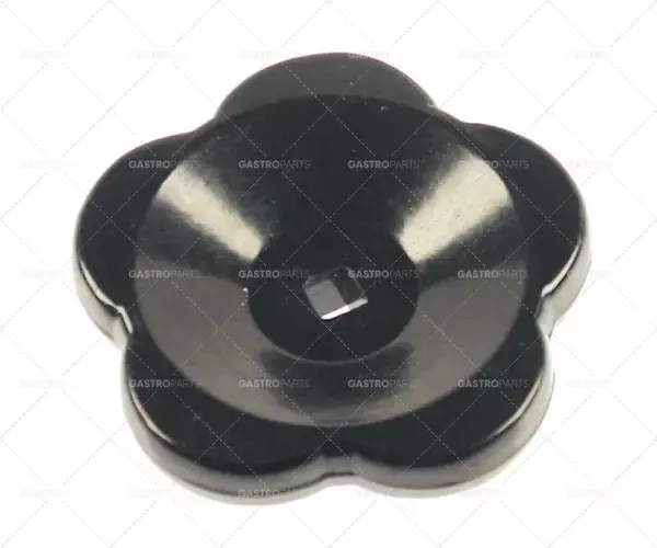 hvězdicová rukojeť hřídel 10x10mm ø 100mm D 28mm černý termoplast Objednat Nyní