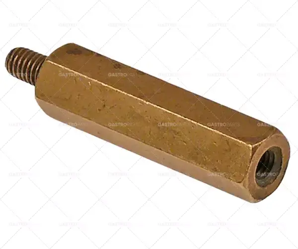 Novinka hřídel L 46mm závit M6 mosaz pro mlýnek na kávu