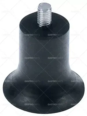závit na patku zařízení M8 závit L 12mm H 45mm ø 47mm guma Novinka
