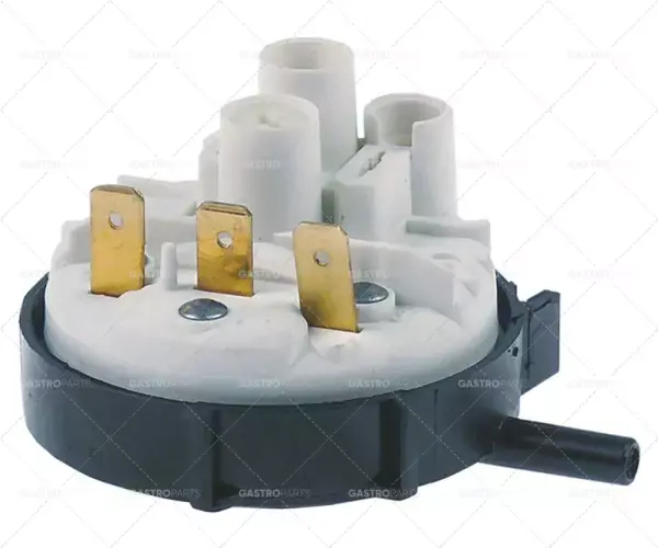 Autentický Presostat rozsah tlaku 35 / 15mbar Connection 6 mm o 58 mm Tlaková přípojka horizontální myčky