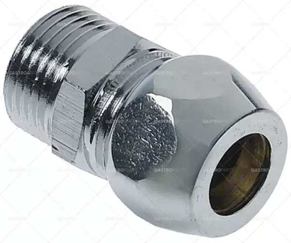 Aktuální Závit 3/8 "potrubí o 10 mm pochromovaná mosaz