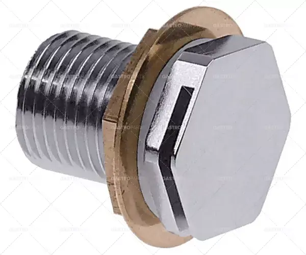 Originální vanový odtok se zpětným ventilem 1/2" ws27 délka1 26 mm délka2 32 mm nerezová ocel