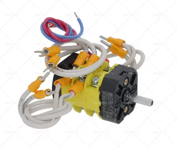 otočný spínač 3 0-1-2 sady kontaktů 6 typ CS017GZ32 400V 20A hřídel ø 5x5mm hřídel L 23mm Koupit Online