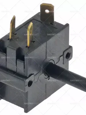 Víkendová Akce otočný spínač 4 0-1-2-3 sady kontaktů 2 typ A040080 250V 16A hřídel ø 6x4,6mm spojovací díl
