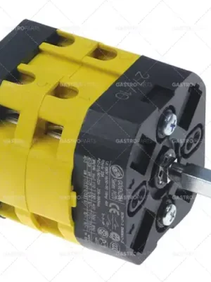 otočný přepínač 2 polohy 0-1 4pólový 20A 5x5mm Značkový
