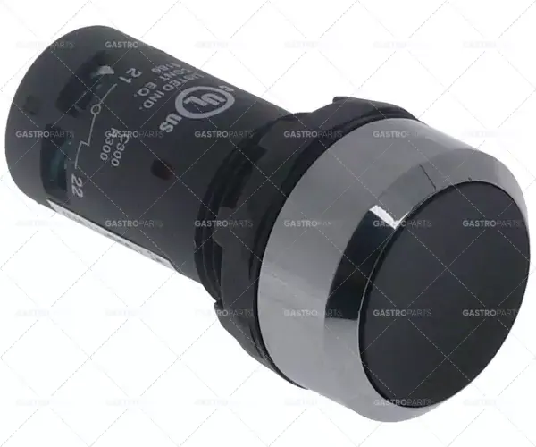 momentový spínač montáž ø 22mm 1nc/1no černý 250V 5A připojovací šroub Top Prodej