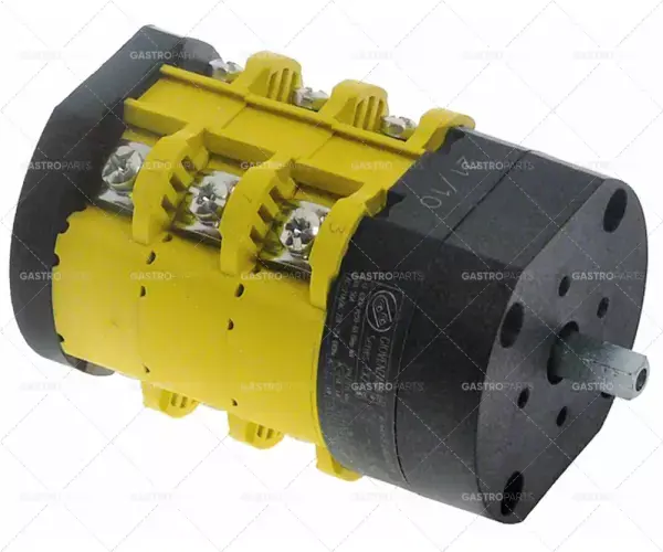 otočný spínač 3 0-1-2 sady kontaktů 6 typ CX25 690V 25A hřídel ø 6x6mm hřídel L 15mm hřídel čtvercová Ověřený