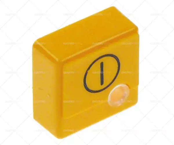 rozměr tlačítka 23x23mm symbol zapnuto-vypnuto žlutá Nízká Cena