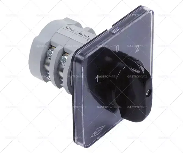 Super Cena otočný spínač 3 1-0-2 sady kontaktů 4 typ CA0200006P2 400V 25A hřídel ø 5x5mm