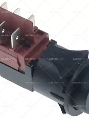 černý tlačítkový spínač 2co 250V 16A konektor faston 6,3 mm Ověřený