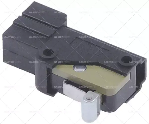 Rychlé Dodání mikrospínač s páčkou 250V 10A 1co vnější připojení 6,3mm černý zelený délka 20,5mm