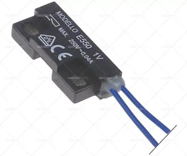 magnetický spínač 250V 0,04A výkon max. 10W délka 37mm šířka 16mm 1no délka kabelu 370mm Jen Po Omezenou Doba