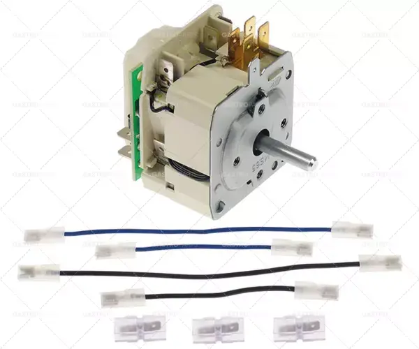 Novinka časovač MS65 doba provozu 120min 1CO/1NO impulsní elektrický 16(4)A hřídel ø 6x4,6mm