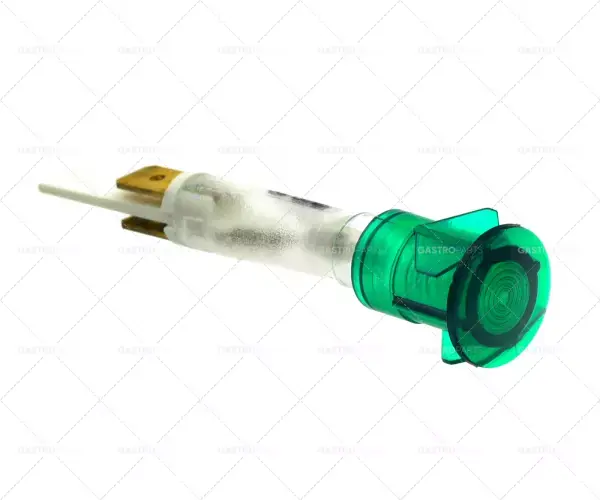 Signální světlo o 13 mm zelená 250V konektor pro připojení Novinka