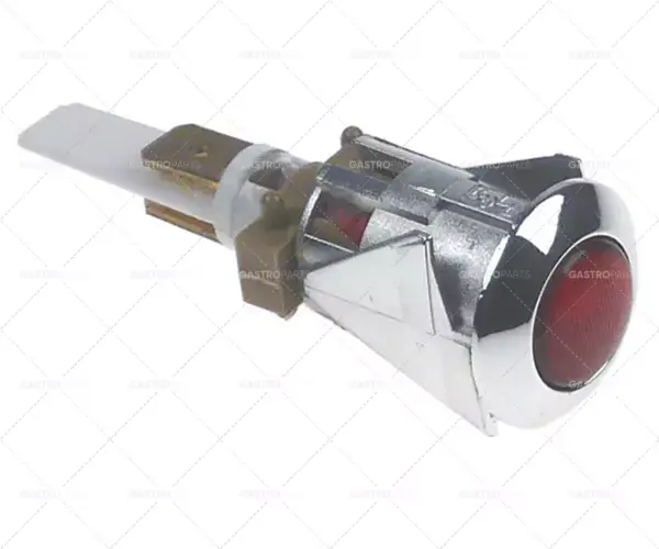Jen Po Omezenou Doba světelný indikátor ø 16 mm 230V červené připojení vnější faston 6,3 mm