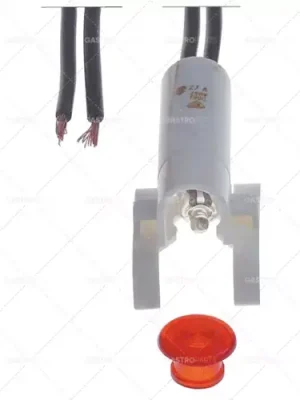 Vrácení Zdarma kontrolka ø 8mm 230V červená délka kabelu 240mm teplotní odolnost. 90°C