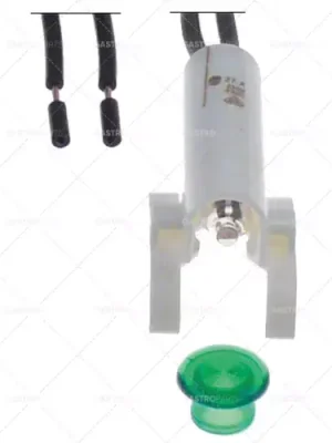kontrolka ø 8mm 230V zelená délka kabelu 240mm temp.-resist. 90°C Výhodná Nabídka