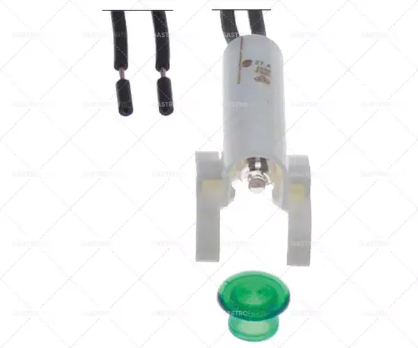 kontrolka ø 8mm 230V zelená délka kabelu 240mm temp.-resist. 90°C Výhodná Nabídka