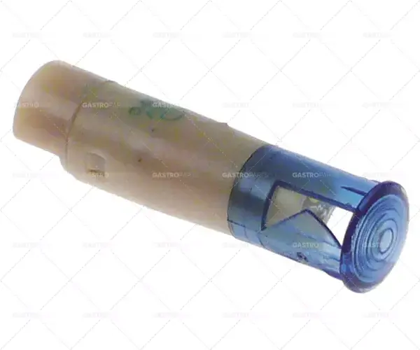 kontrolka ø 9mm 240V modrá přípojka zásuvná přípojka temp.-resist. 120°C Ihned K Objednání