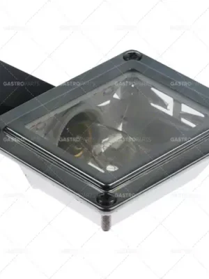 kompletní lampa do trouby montážní rozměry 55x70mm patice 230V 15W E14 obdélníková Akční Cena
