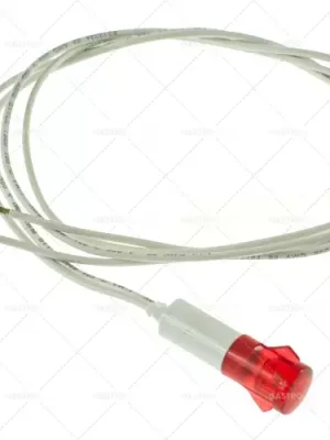 Cenově Výhodný kontrolka ø 9mm 24V červená délka kabelu 500mm