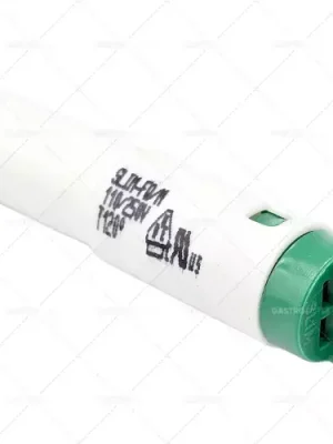 Akce kontrolka 250V zelená připojení rukojeť připojení ø 8,5mm