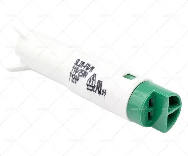 Akce kontrolka 250V zelená připojení rukojeť připojení ø 8,5mm