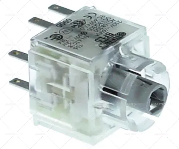 Vysoce Kvalitní Kontaktní blok aretací 1NO / 1 NC připojení plochý konektor 2.8mm osvětlené