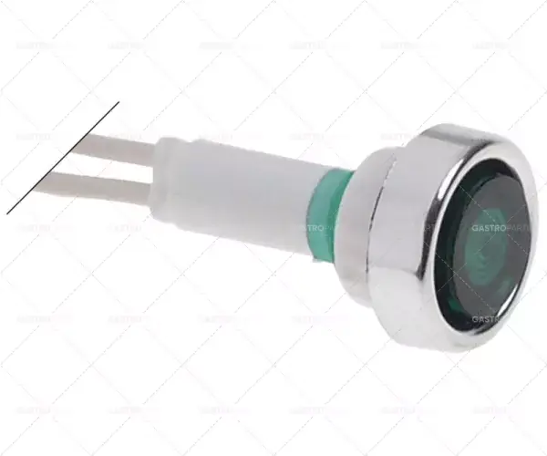 Akční Cena kontrolka ø 10 mm 24V zelená délka kabelu 200 mm patice se šroubem