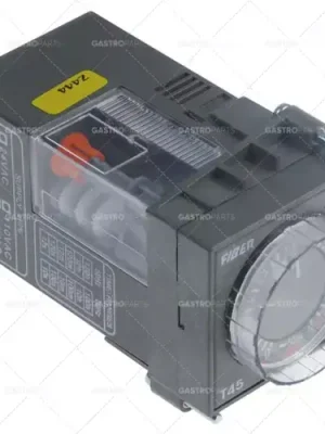 Originální časové relé FIBER T45 časový rozsah 0s-120h 230VAC 5/2A montážní rozměry 45x45mm 2CO
