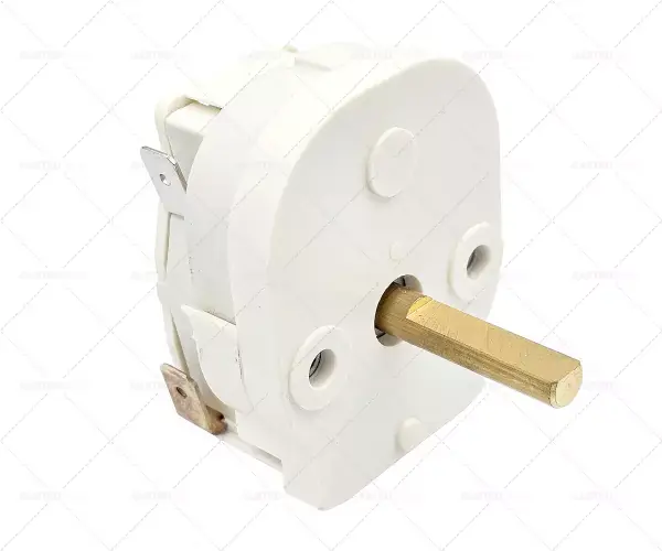 Cenový Hit časovač MT49 2pólový doba provozu 220s impulsní mechanický 2NO při 250V 16A hřídel ø 6x4,6mm