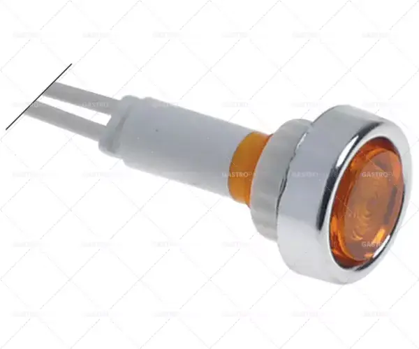 kontrolka ø 10 mm 24V žlutá délka kabelu 200 mm patice se šroubem Kup Teď