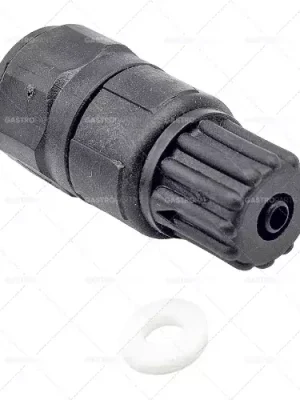 zpětný ventil vstup 4x6mm výstup 1/4" L 45mm Super Cena