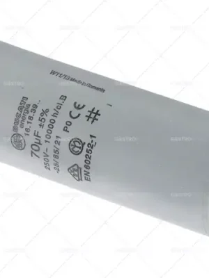provozní kondenzátor, kapacita 70µf 250V tolerance 5% 50Hz Akční Nabídka