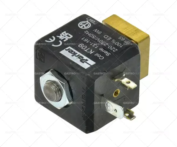 Omezená Nabídka Elektromagnetický ventil 2-way 230 VAC s O-kroužky Parker Typ cívky KT09 60Hz příruba 22x22mm